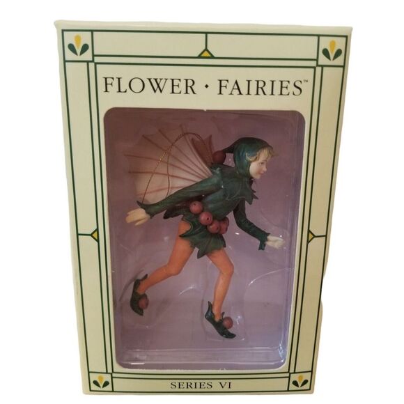 Figurine‎ Cicely Mary Barker Series VI Holly Flower Fairy Flower Fairies - Picture 1 of 6